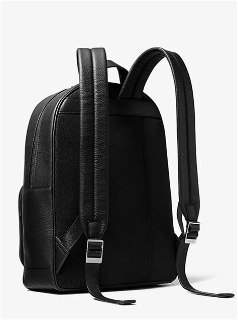 michael kors bryant backpac|Bryant Retro Stripe Leather Backpack .